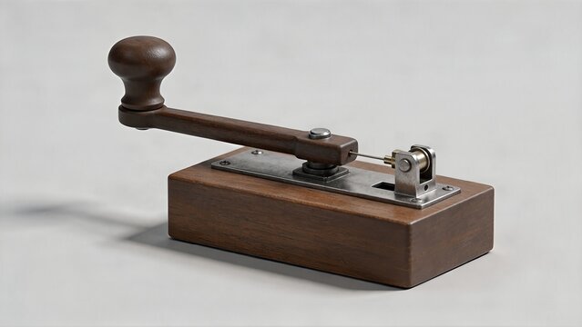 Communication History Telegraph Key
