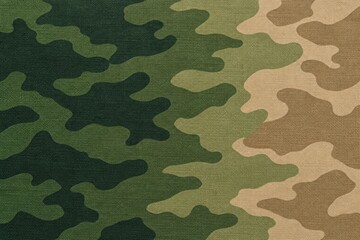 Fototapeta premium Camouflage pattern textile showing military and desert colors