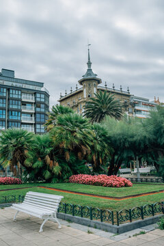 Alderdi-Eder Gardens in San Sebastian, Spain