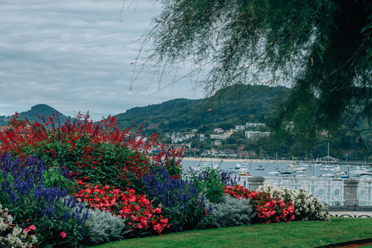 Alderdi-Eder Gardens in San Sebastian, Spain