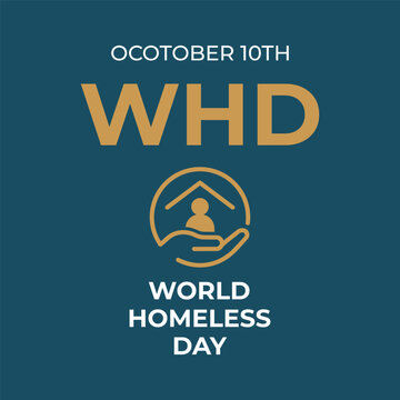 World Homeless Day Charity House Icon Design