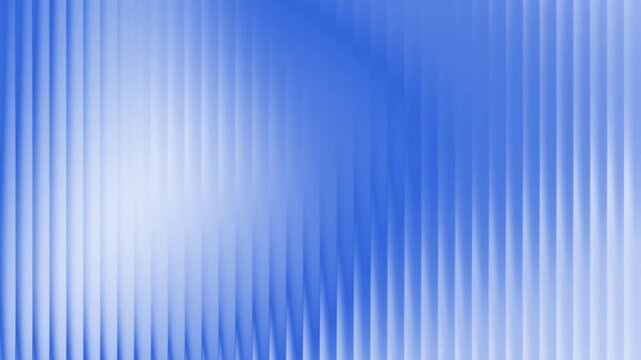 Abstract blue vertical ribbed pattern background with smooth looping wave motion animation.