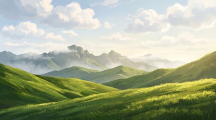 Fototapeta premium Wallpaper Background Illustration