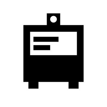 Temperature and humidity datalogger icon