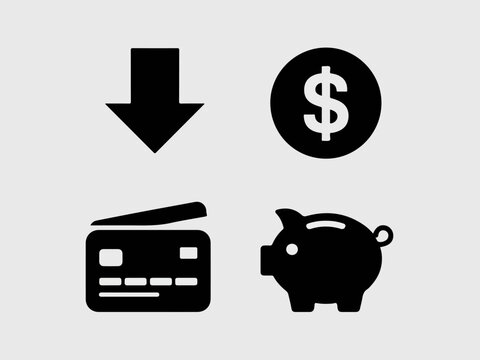 Money Finance and Economy Business Icon Collection