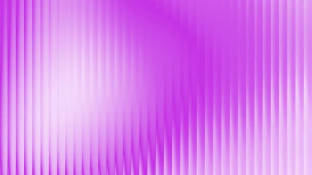 Abstract bright pink vertical ribbed pattern background with smooth looping wave motion animation.
