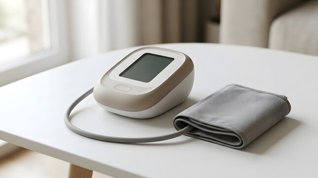 BP Monitor Elegant Dual Color Blood Pressure Checking Device