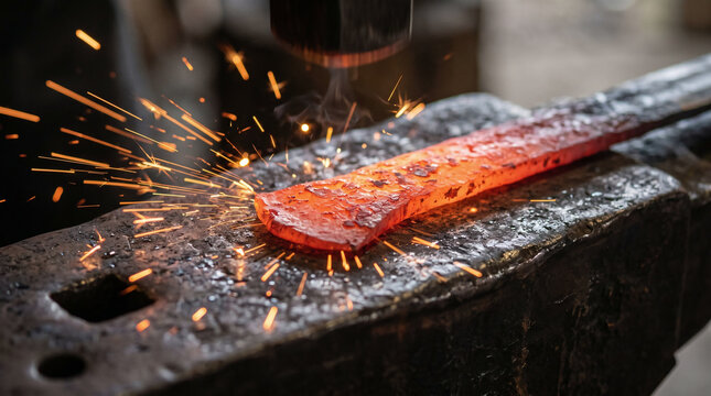 Micah 4, They will beat their swords into plowshares. A blacksmith forging deadly weapons into peaceful farming tools.