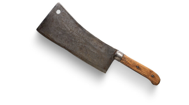 knife, steel, kitchen, cleaver, metal, butcher, utensil, sharp, blade, meat, cook, chef, png