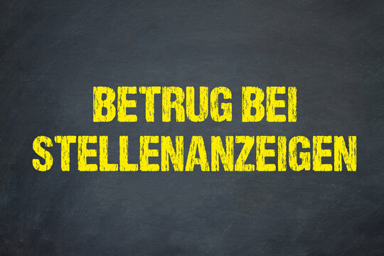 Betrug bei Stellenanzeigen	
