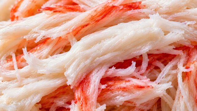 Crab Stick Shreds Texture