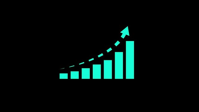 Business graph. loss graph direction. damage business graph.
