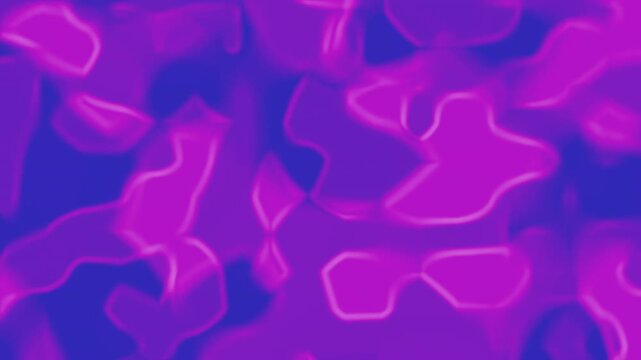 Taro abstract video of neon purple and magenta fluid digital shapes. Great for backgrounds, presentations, events, and creative projects.