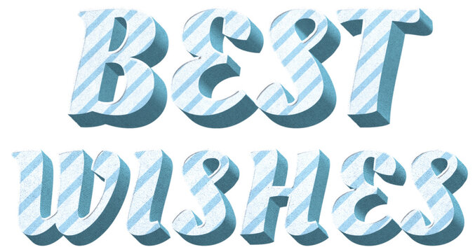 Png best wishes text word pastel stripe patterned