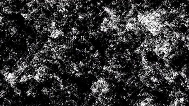Abstract grunge noise texture black white geometric pattern