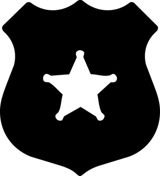 Police Star Badge Icon