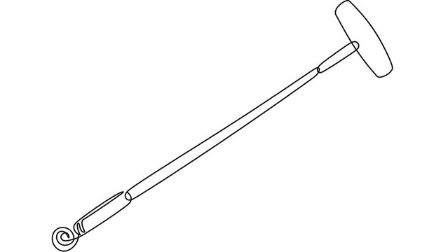 Adjustable telescope white background.