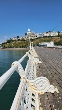Coastal Promenade and Harbour Boats in Torquay, Devon