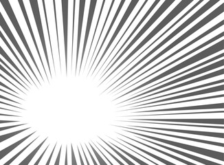 Fototapeta premium Radial lines forming a strong abstract speed burst effect background template