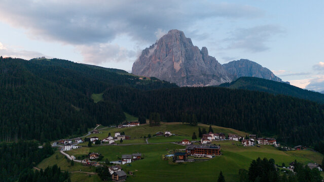 Beautiful landscape of mountains during summer