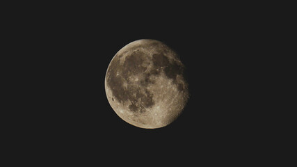 Detailed moon image captured at night © PROKOPYCH