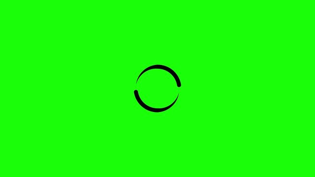 Circle loading animation featuring a loader, loading indicator, progress and progress indicator.