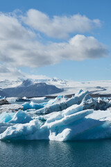 Jokulsarlon laguna in south iceland © eder
