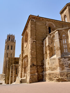 Old Cathedral of Lleida, Cathedral of Saint Mary, also known as the Seu Vella. Lleida, Catalonia, Spain, Europe