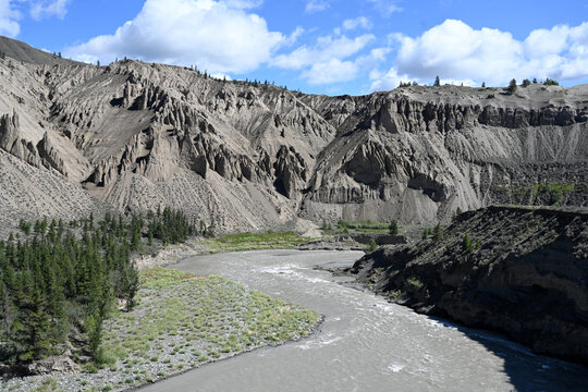 Farwell Canyon in Chilcotin River, British Columbia, Canada. Landscape of Canada