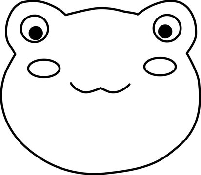 Line art animal illustration 