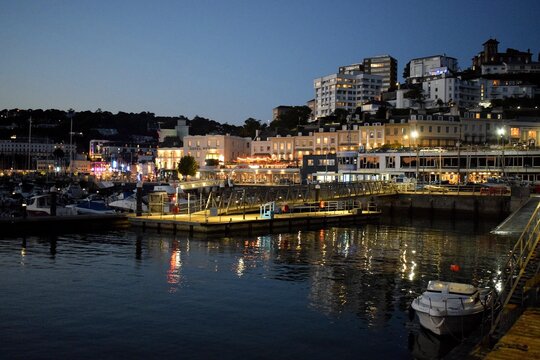Seaside Architecture and Boats at Torquay Harbour