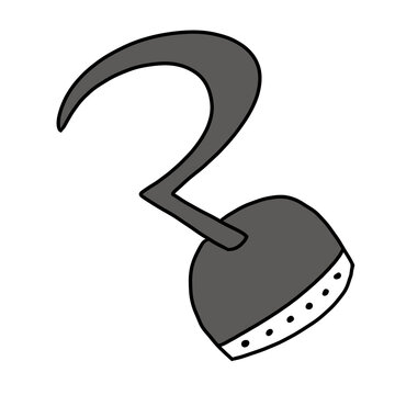 Pirate hook hand steel captain hook nautical costume cartoon
