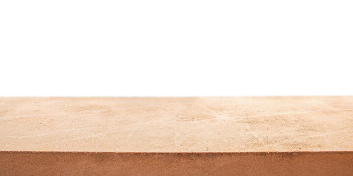 Wooden tabletop surface with a smooth finish and natural texture, suitable for displaying products or food items in a clean, minimalistic setting
