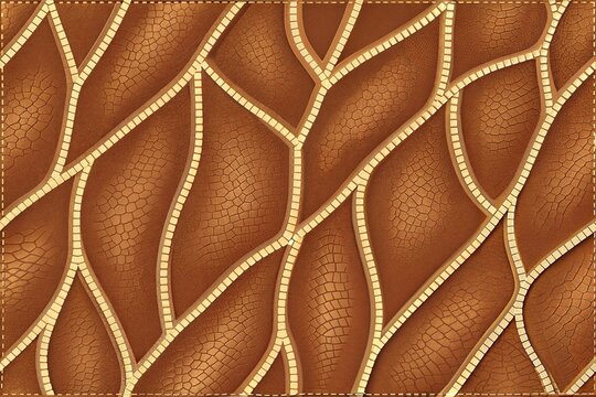 vector pattern the texture of the skin of the animal. genuine leather