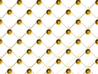 Obraz premium Luxury gold seamless pattern with geometric grid and shiny metallic