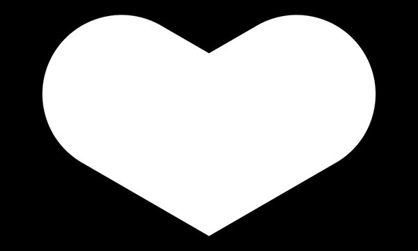 A black background with a heart shape in the center.