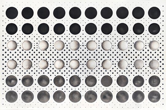 moon phases dot vector background
