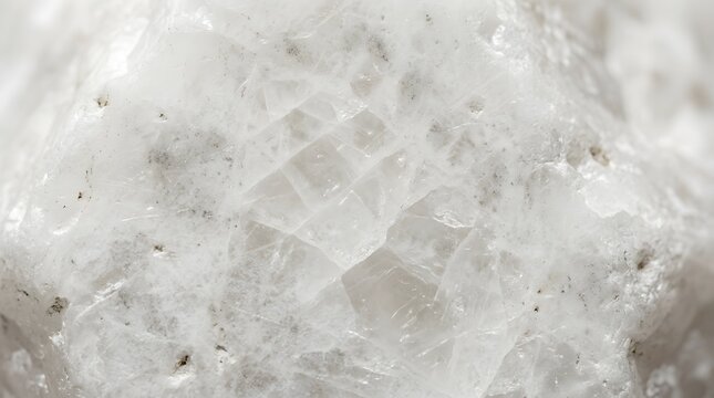 White calcite crystal stone mineral texture background.