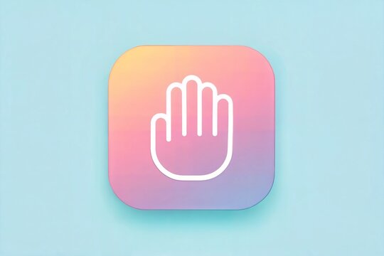 soft touch line icon