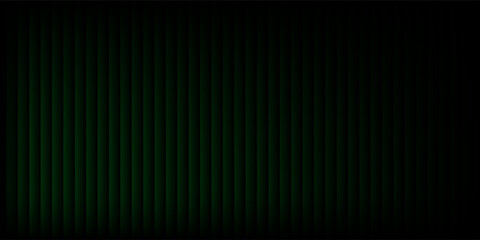 Obraz premium Dark green abstract background with vertical lines and gradient pattern