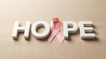 Obraz premium Spreading awareness and support for breast cancer a month dedicated to hope research early detection and empowering those affected by this challenging
