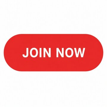Red join now button with white text for website call to action