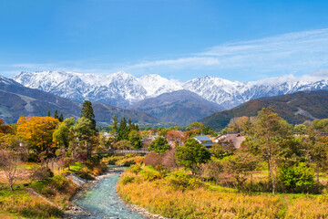 白馬村　大出公園　秋 © Mugi