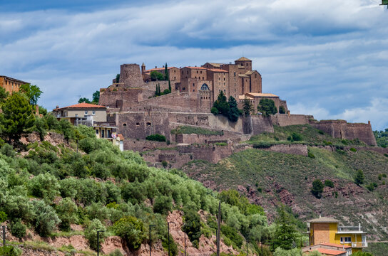 Vista del castillo de Cardona, Barcelona, ​​Espa&ntilde;a