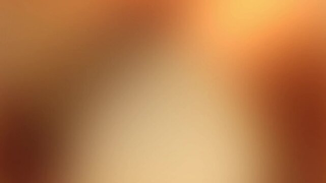 Warm beige peach and soft golden tan gradient background loop featuring clean glowing fluid light blur Perfect for minimal video intros and overlays