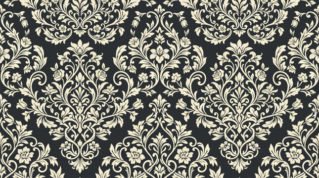 Regal Classic Damask Decorative Background