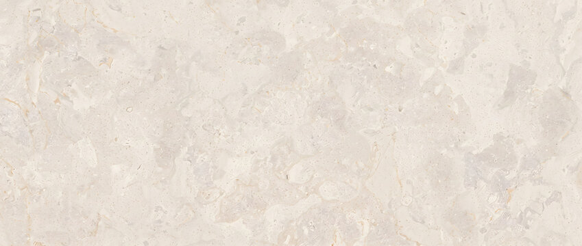 Beige limestone texture with cloudy grey patches and speckled mineral grain forming a soft natural background for interior design