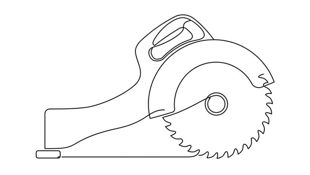 circular saw white background.