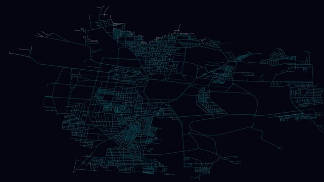 Mysore, India, City Infrastructure Expansion Animation, Urban Visualization Technology