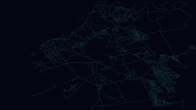 Marrakech, Morocco, City Infrastructure Expansion Animation, Urban Visualization Technology